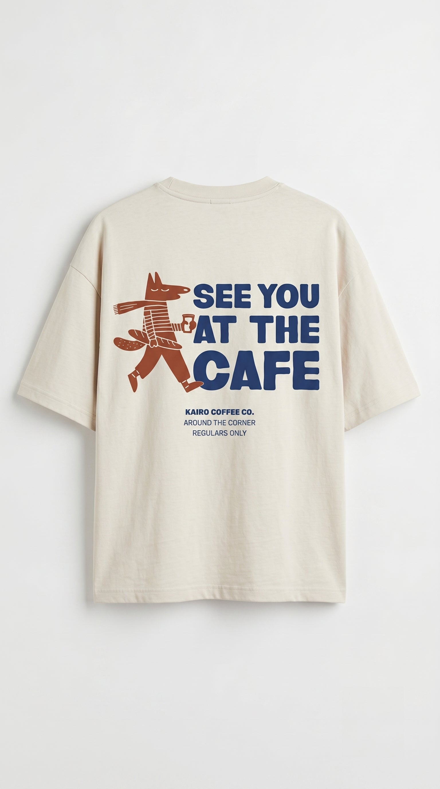 Coconut White Cafe T-Shirt