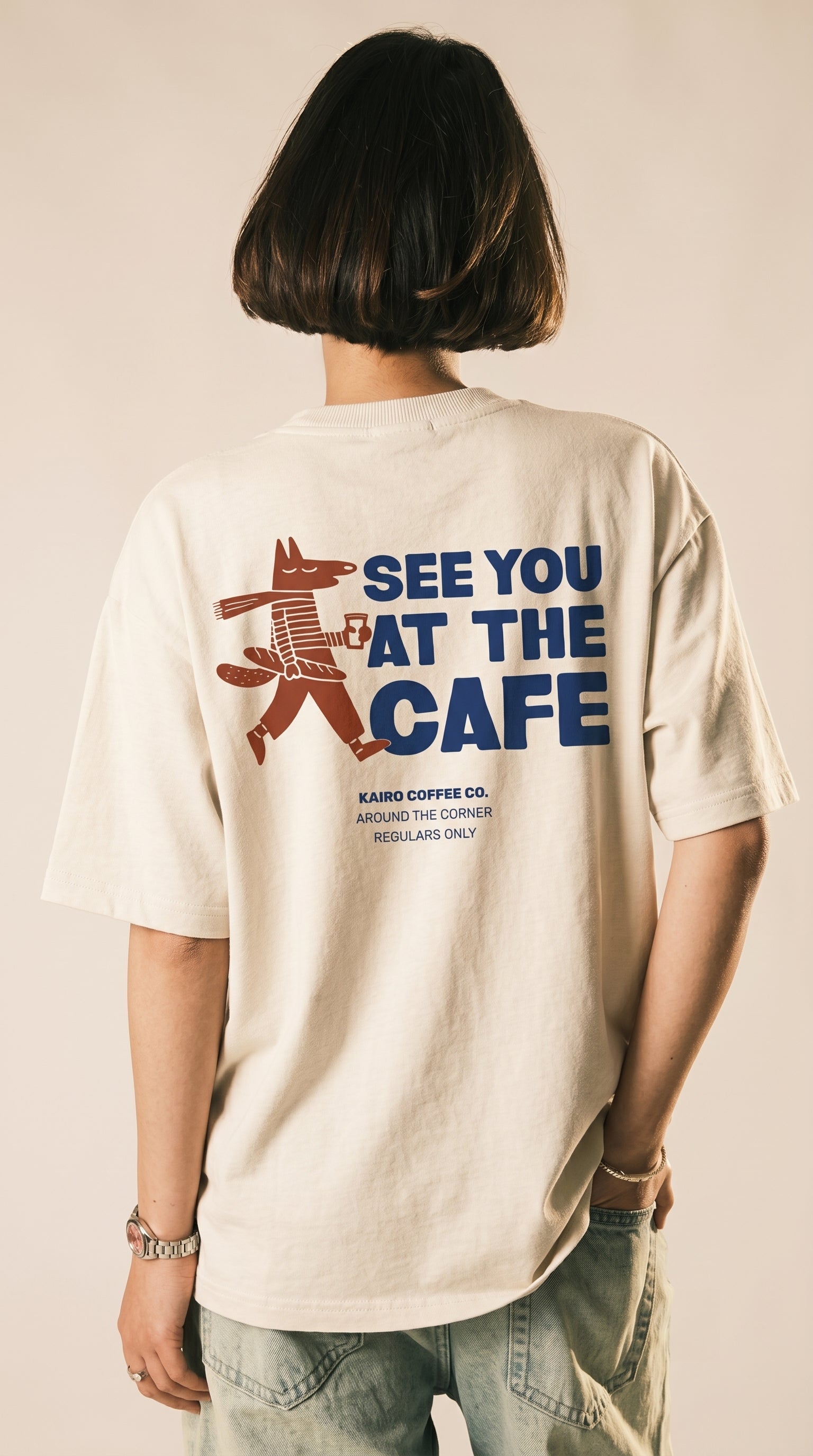Coconut White Cafe T-Shirt
