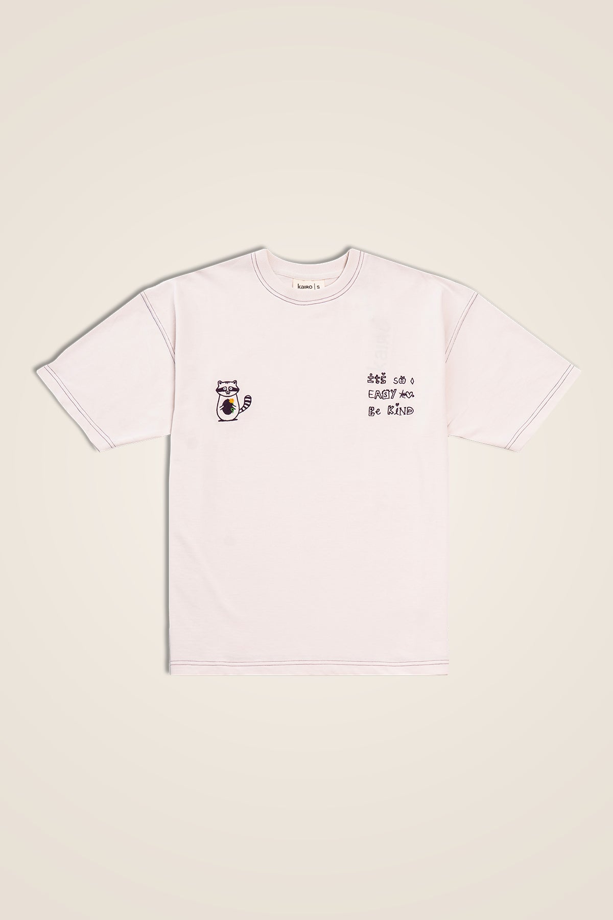 Contrast Stitch Kind T-Shirt