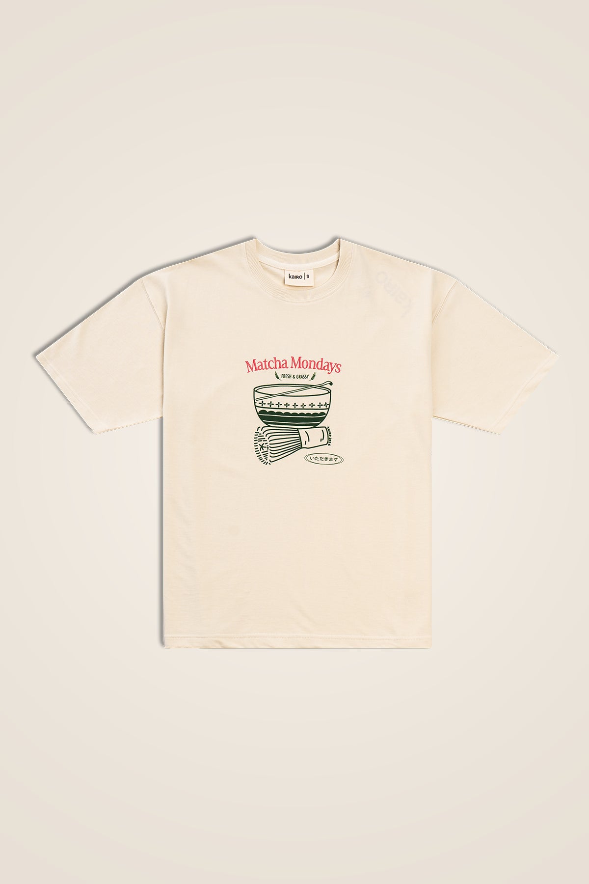 Embroidered Matcha T-Shirt