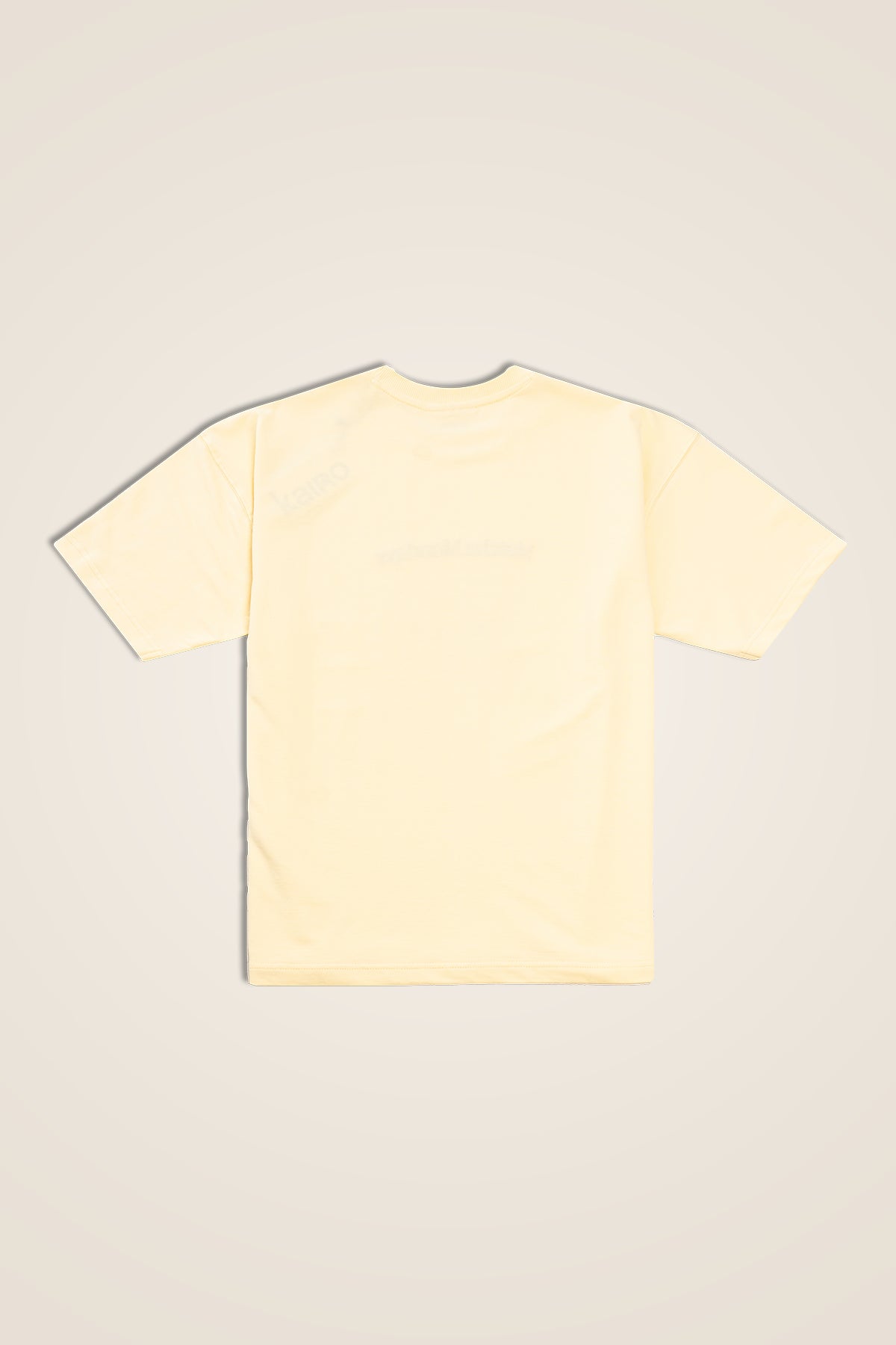 Butter Yellow Embroidered Matcha T-Shirt
