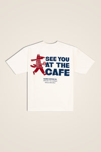 Coconut White Cafe T-Shirt
