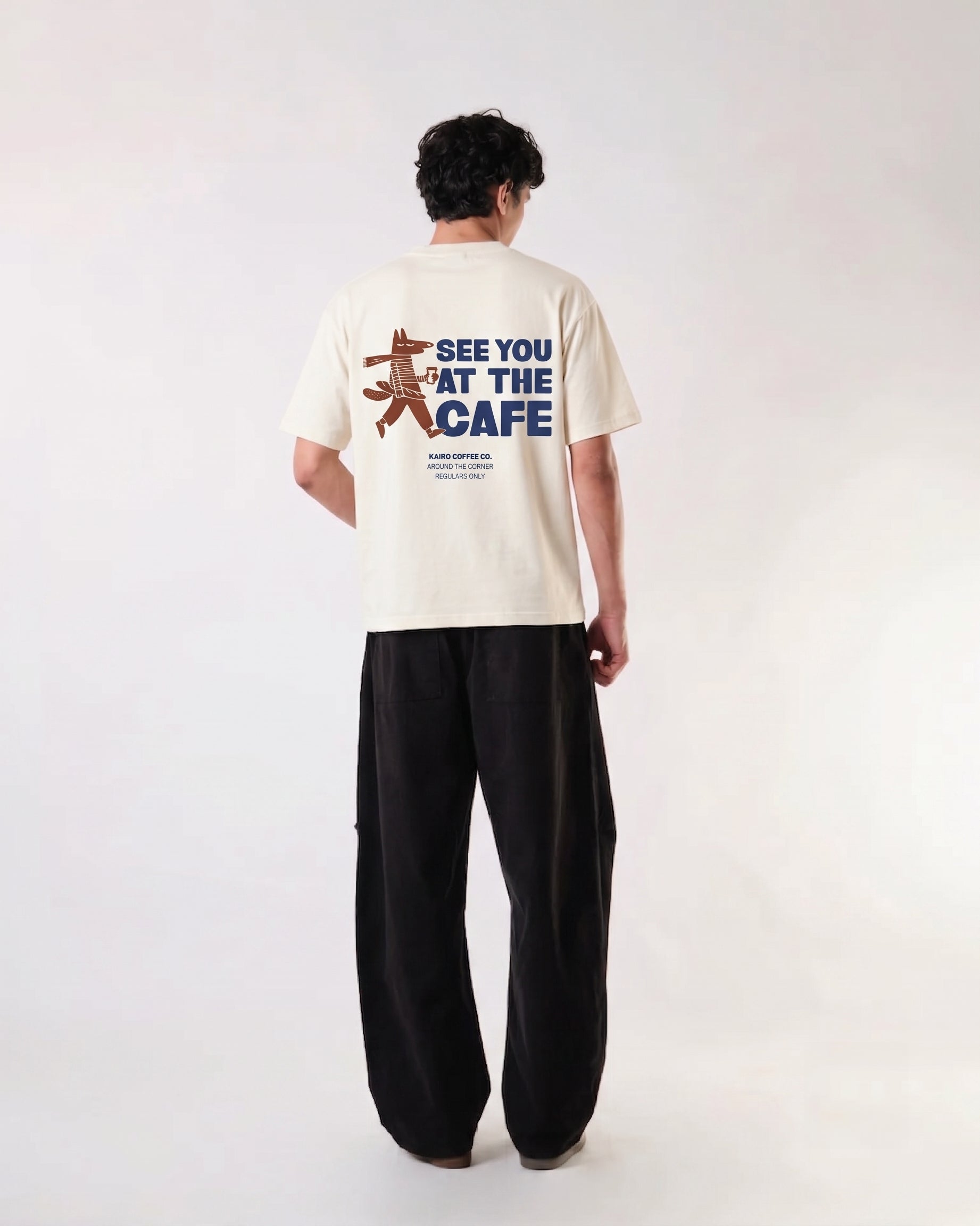 Coconut White Cafe T-Shirt