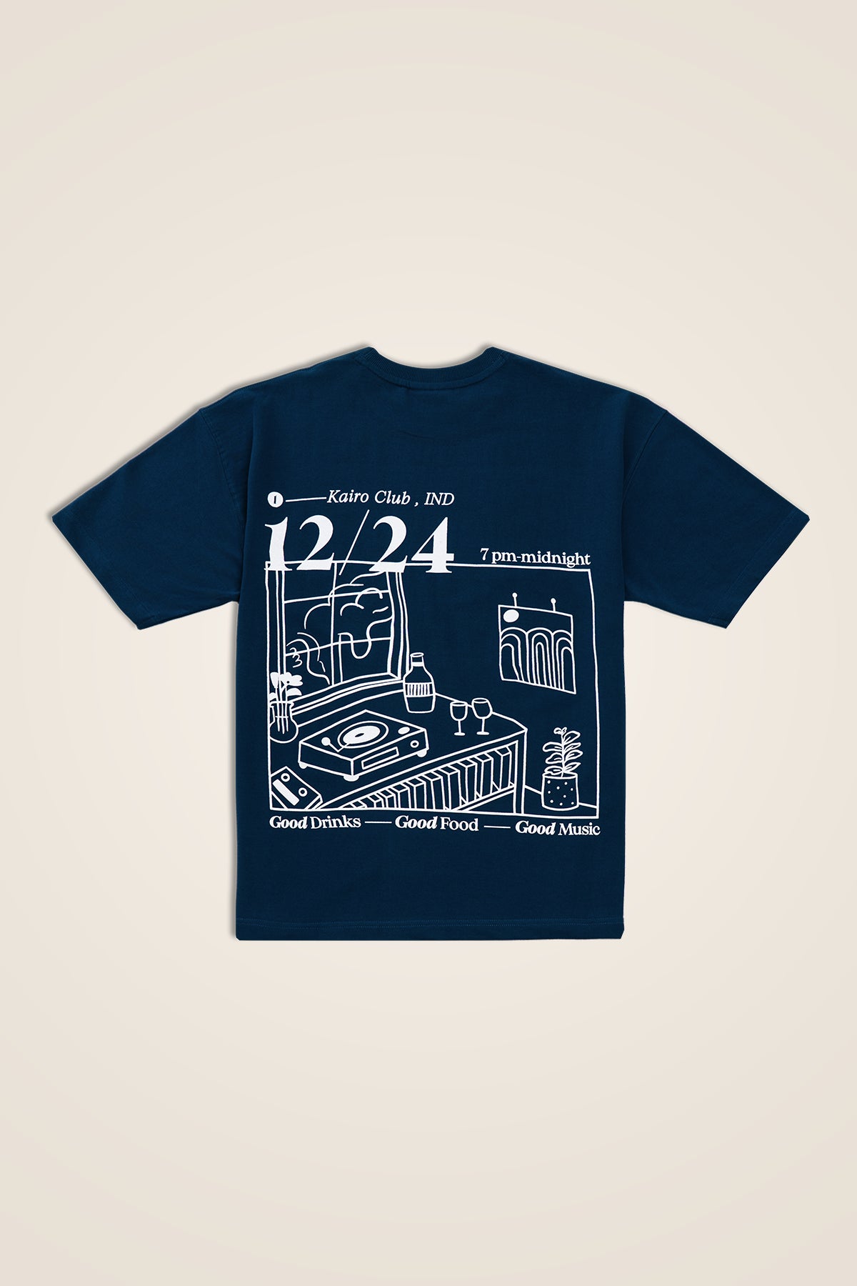 Moroccan Blue Weekend Brunch T-Shirt